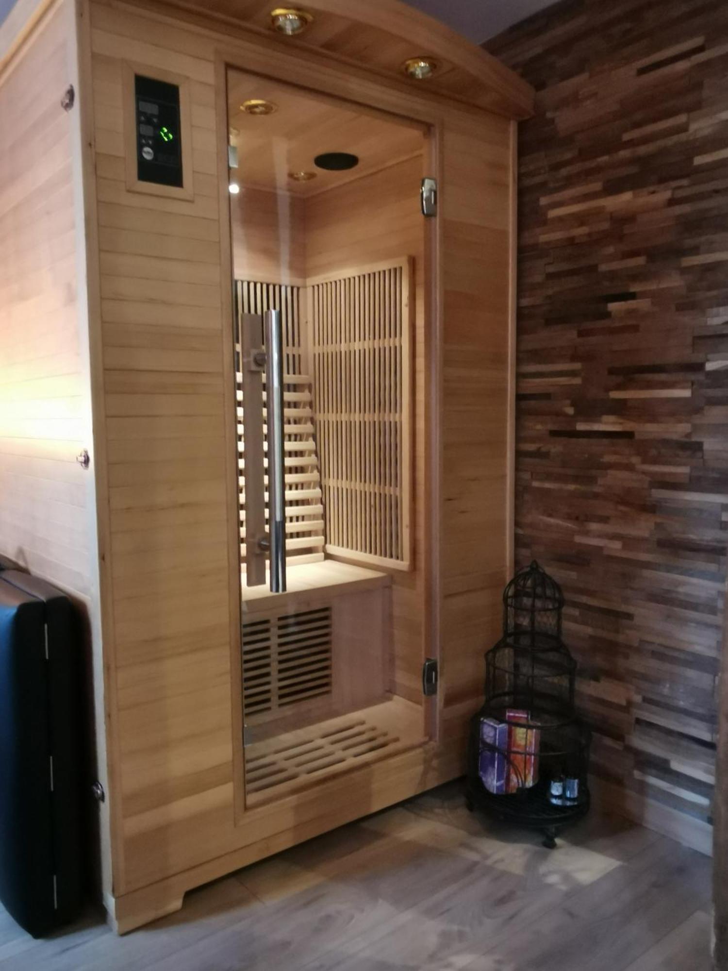 Вилла Le Sauna De L'Homme De Bois By Naturogite Онфлёр Экстерьер фото